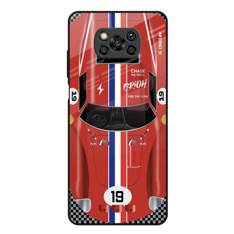 Racing Vintage Glossy Case for Poco X3