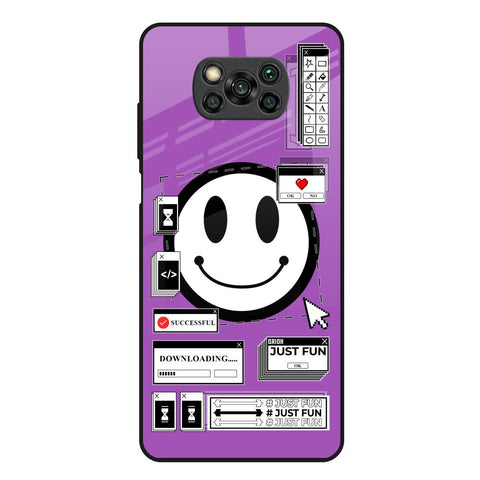 Code with Smile Glossy Case for Poco X3