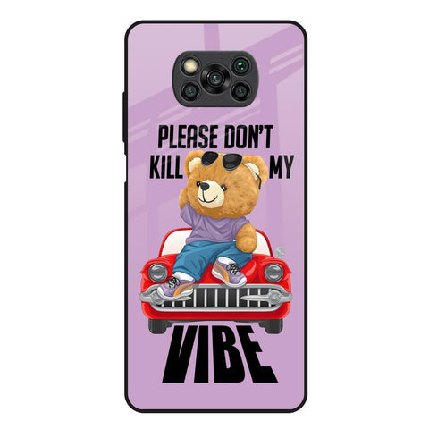 Don't Kill My Vibe Glossy Case for Poco X3