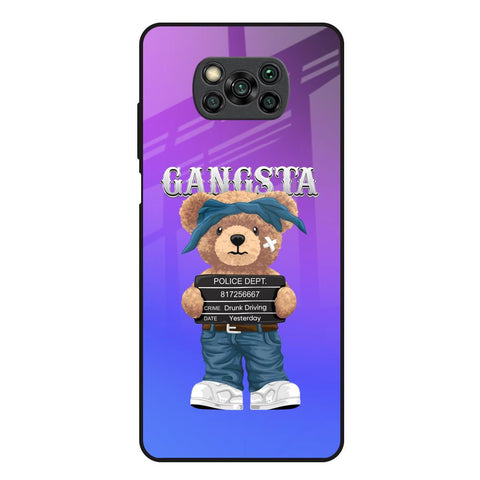 Gangsta Bear Glossy Case for Poco X3