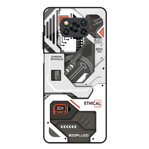 Explore Circuit Glossy Case for Poco X3