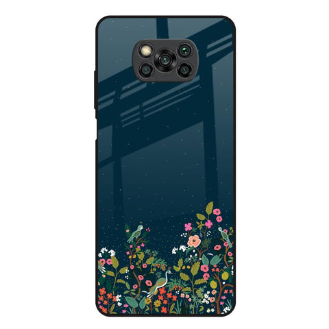 Small Garden Glossy Case For Poco X3
