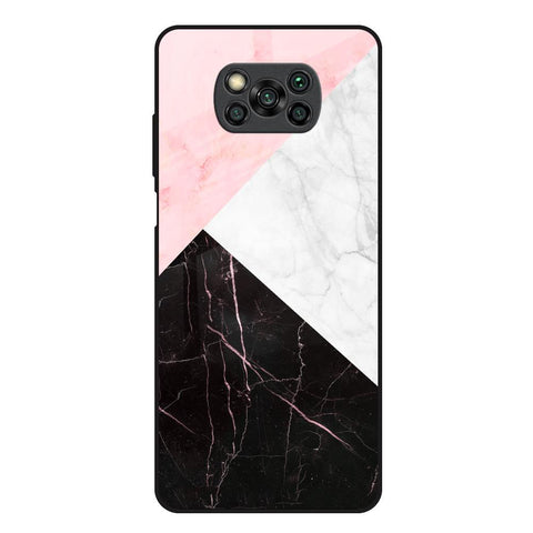 Marble Collage Art Glossy Case For Poco X3
