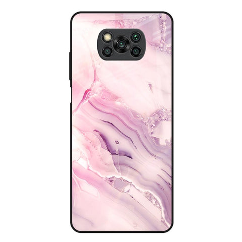 Diamond Pink Gradient Glossy Case For Poco X3
