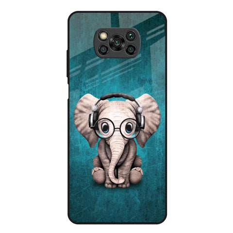 Adorable Baby Elephant Glossy Case For Poco X3