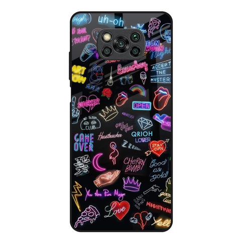 Accept The Mystery Glossy Case for Poco X3