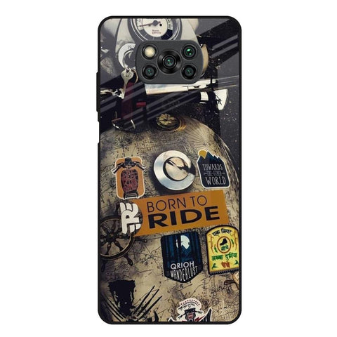 Ride Mode On Glossy Case for Poco X3
