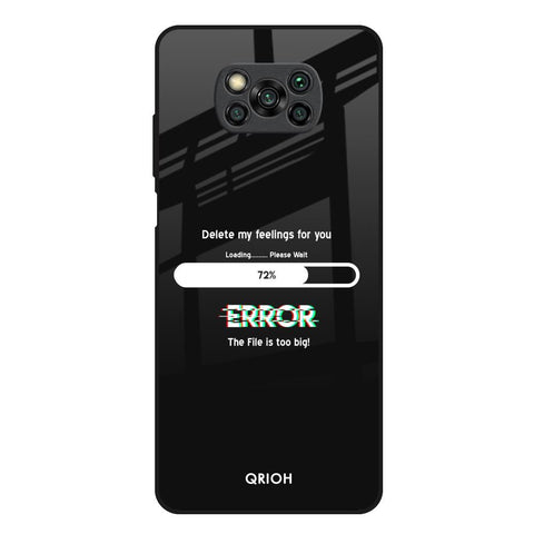 Error Glossy Case for Poco X3