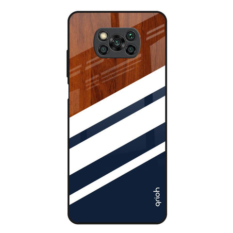 Bold Stripes Glossy Case for Poco X3
