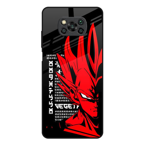 Red Vegeta Glossy Case for Poco X3