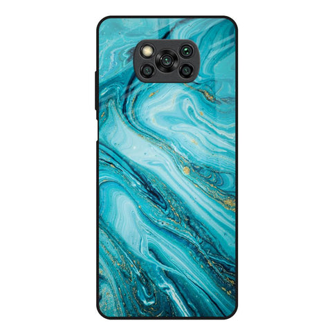 Ocean Marble Glossy Case for Poco X3