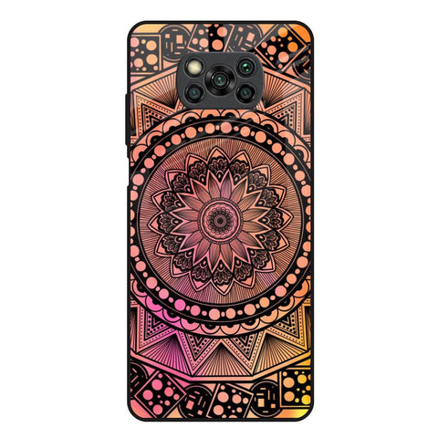 Floral Mandala Glossy Case for Poco X3