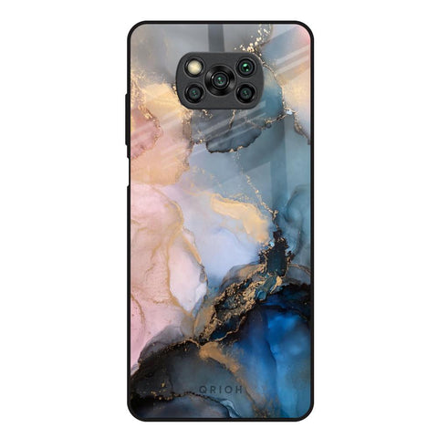 Marble Ink Abstract Glossy Case for Poco X3