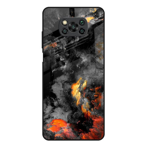 Lava Explode Glossy Case for Poco X3