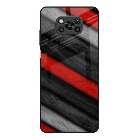 Soft Wooden Texture Glossy Case for Poco X3