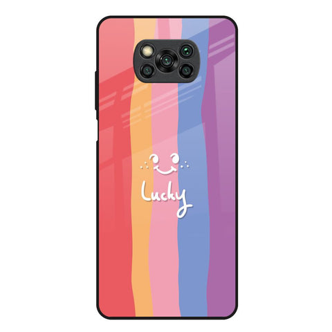 Lucky Abstract Glossy Case for Poco X3