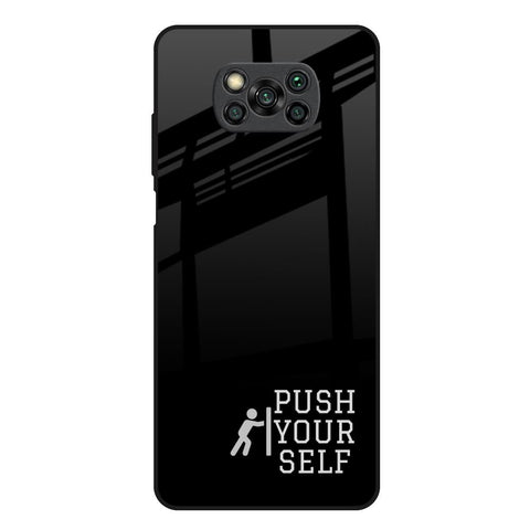 Push Your Self Glossy Case for Poco X3