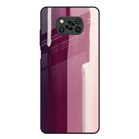 Brush Stroke Art Glossy Case for Poco X3