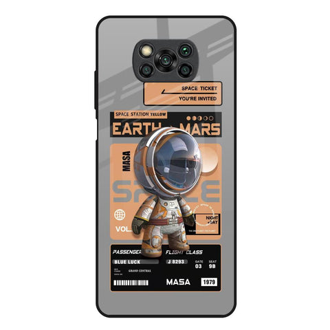 Space Ticket Glossy Case for Poco X3