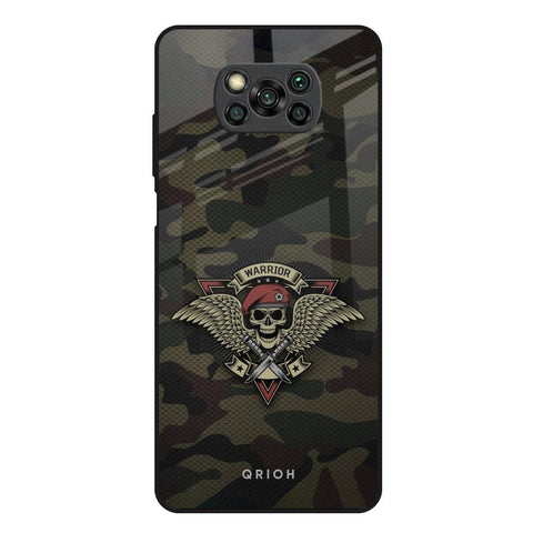 Army Warrior Glossy Case for Poco X3