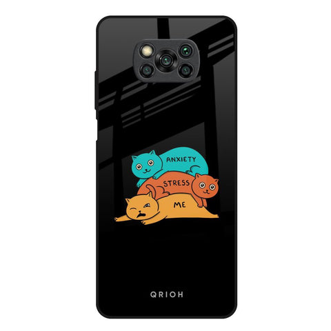 Anxiety Stress Glossy Case for Poco X3