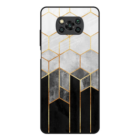 Tricolor Pattern Glossy Case for Poco X3
