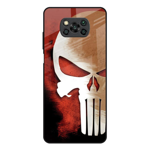 Red Skull Glossy Case for Poco X3