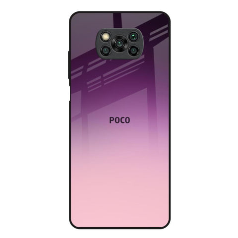 Purple Gradient Glossy case for Poco X3