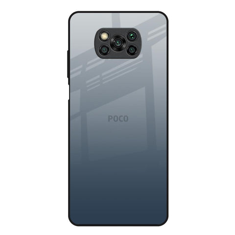 Smokey Grey Color Glossy Case For Poco X3