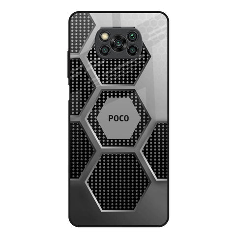 Hexagon Style Glossy Case For Poco X3