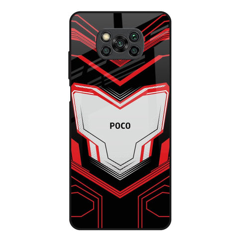 Quantum Suit Glossy Case For Poco X3