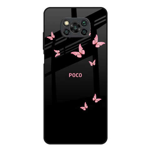 Fly Butterfly Glossy Case for Poco X3