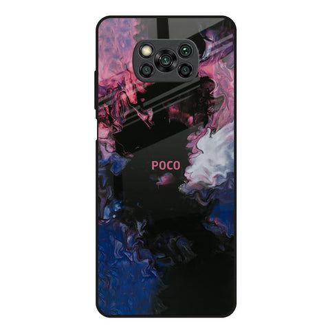 Smudge Brush Glossy case for Poco X3