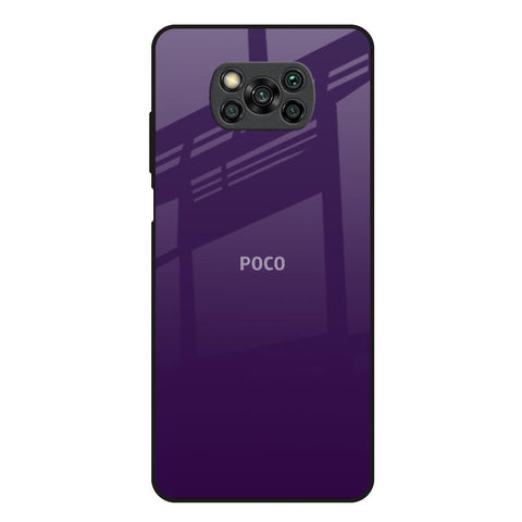 Dark Purple Glossy Case for Poco X3
