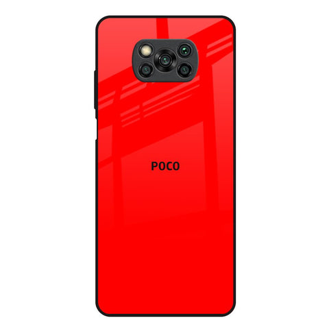 Blood Red Glossy Case for Poco X3
