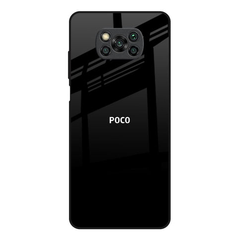Jet Black Glossy Case for Poco X3