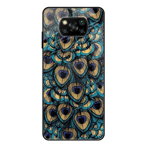 Peacock Feathers Glossy case for Poco X3