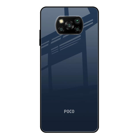 Overshadow Blue Glossy Case For Poco X3