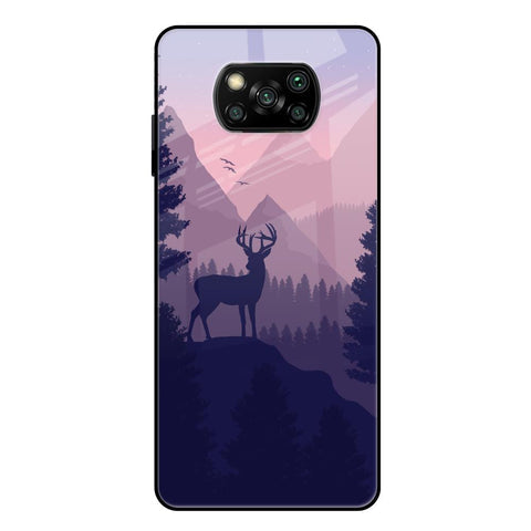 Deer In Night Glossy Case For Poco X3