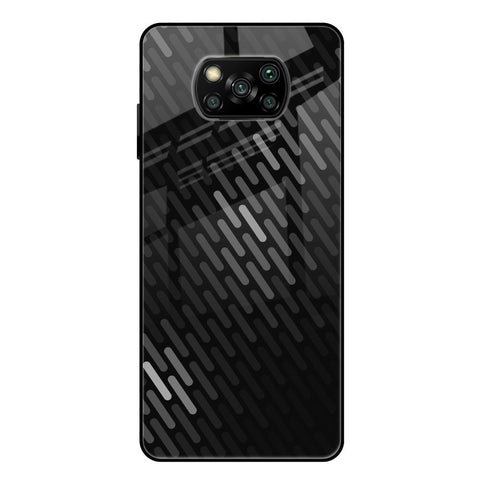 Dark Abstract Pattern Glossy Case For Poco X3