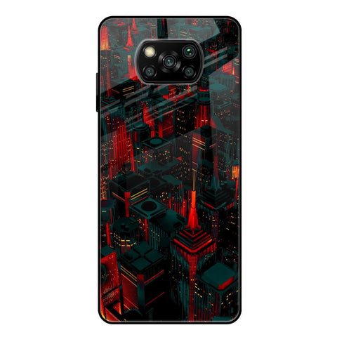 City Light Glossy Case For Poco X3