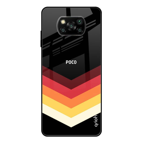 Abstract Arrow Pattern Glossy Case For Poco X3