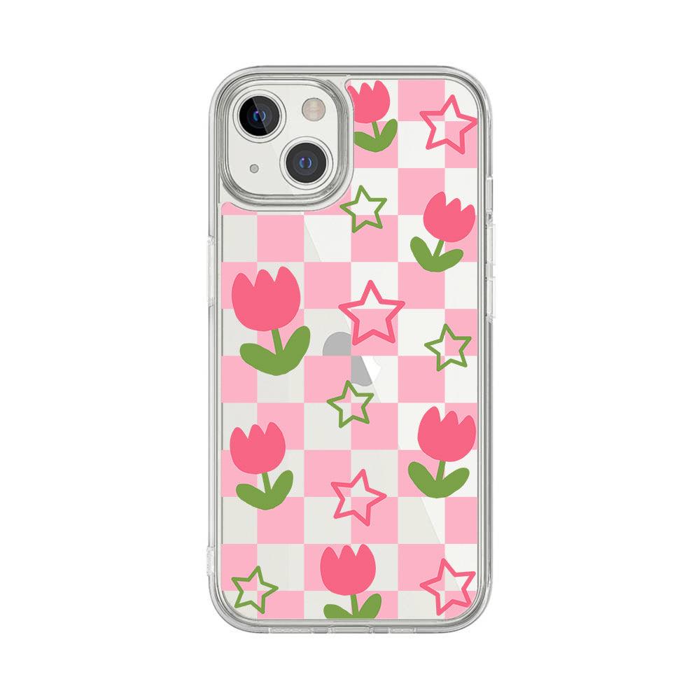 Checkered Clear Case - Case On