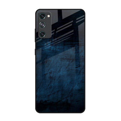 Dark Blue Grunge Glossy Case for Samsung Galaxy S20 FE
