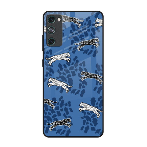 Blue Cheetah Glossy Case for Samsung Galaxy S20 FE