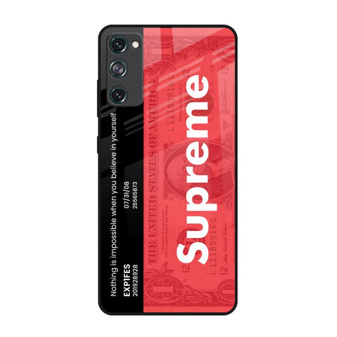 Supreme Ticket Glossy Case for Samsung Galaxy S20 FE