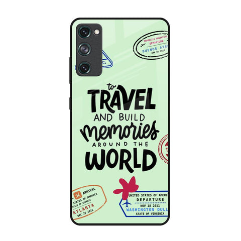 Travel Stamps Glossy Case for Samsung Galaxy S20 FE