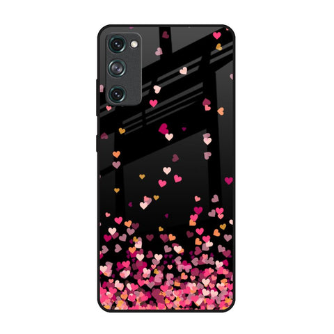 Heart Rain Fall Glossy Case For Samsung Galaxy S20 FE