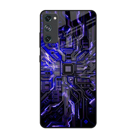 Techno Color Pattern Glossy Case For Samsung Galaxy S20 FE