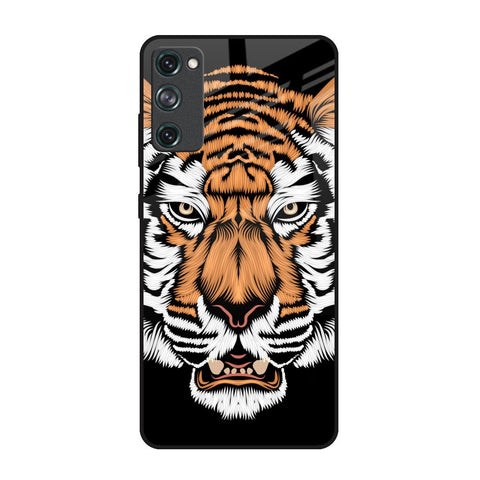 Angry Tiger Glossy Case For Samsung Galaxy S20 FE